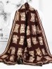 Cashmere Feeling Cat Print Premium Scarf